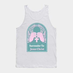 Christian Apparel - Surrender To Jesus Christ. Tank Top